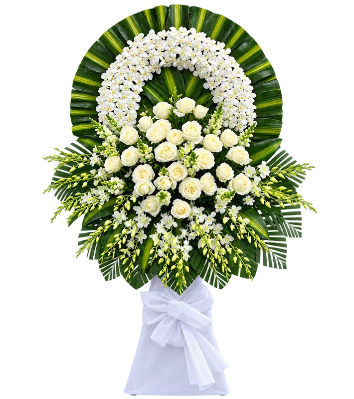 Hoa đám tang 1 tầng - 1225