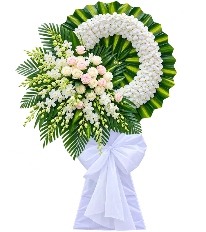 Hoa đám tang 1 tầng - 1258