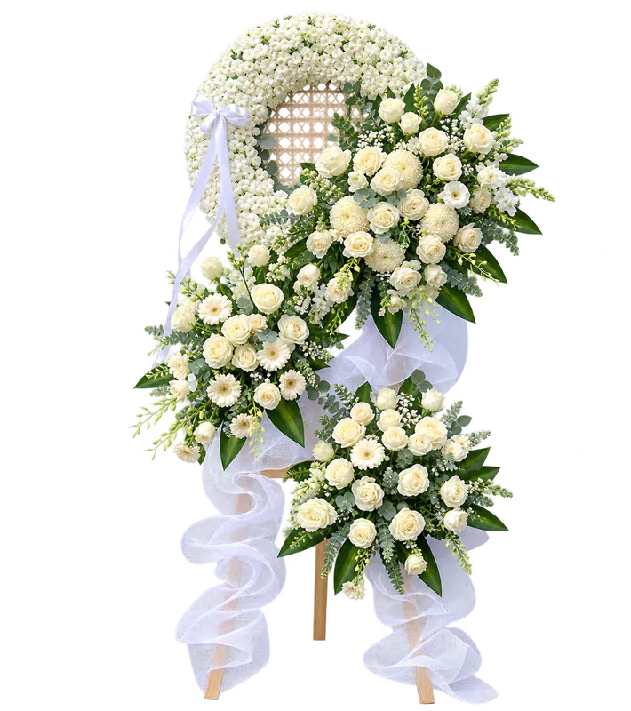Hoa đám tang 1 tầng - 1272