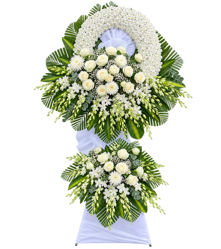 Hoa đám tang 2 tầng - 1243